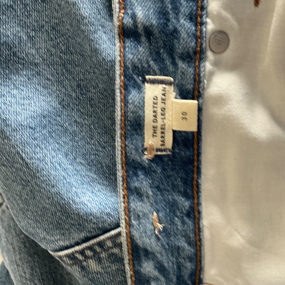 MADEWLL DARTED BARREL DENIM JEANS - Picture 5 of 6